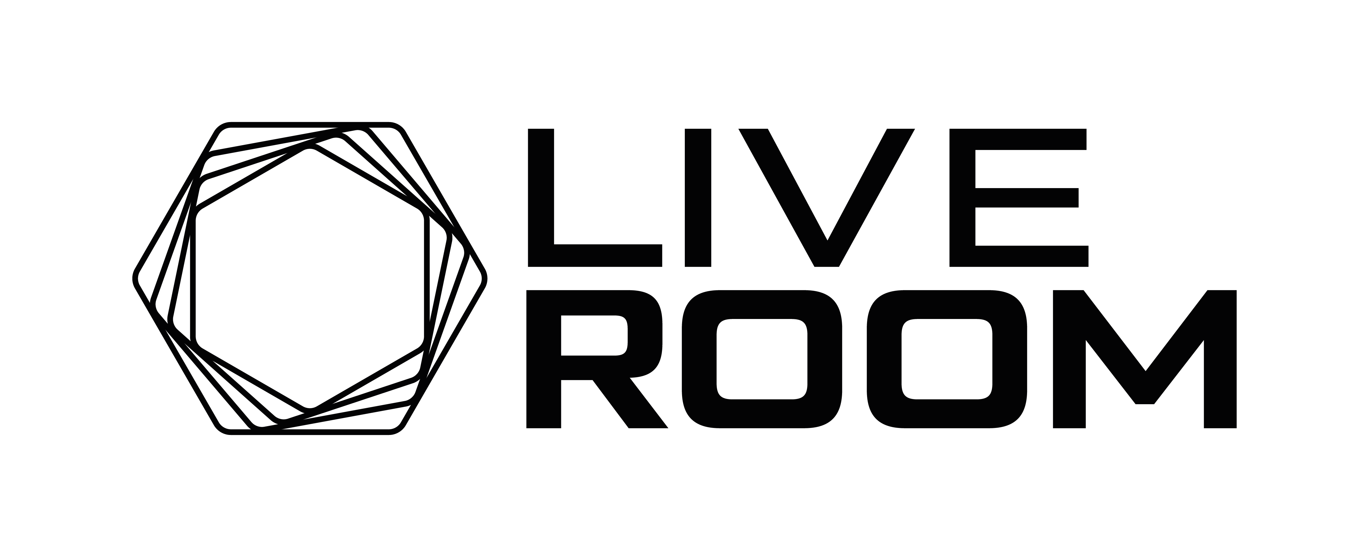 Logo negro completo Live Room